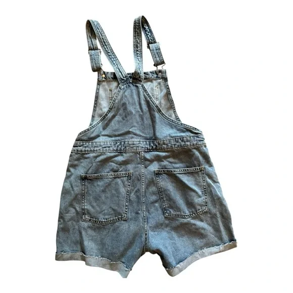 Universal Thread Blue Denim Overalls Size 8 - Picture 5 of 10